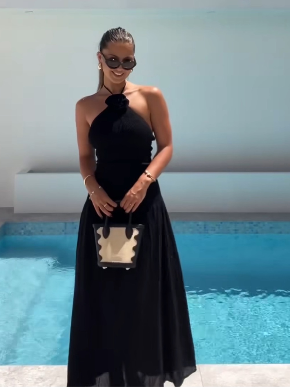 The Wolf Gang Siesta Halter Maxi Dress - Picture 3 of 12